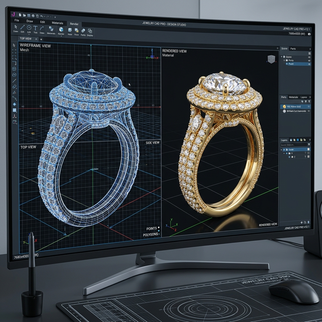 Advanced Jewellery CAD (Rhino)